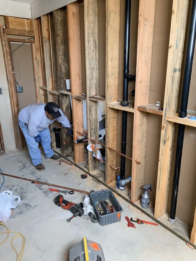 Commercial rough-in plumbing for Gas Line Repair in Peppermill Village